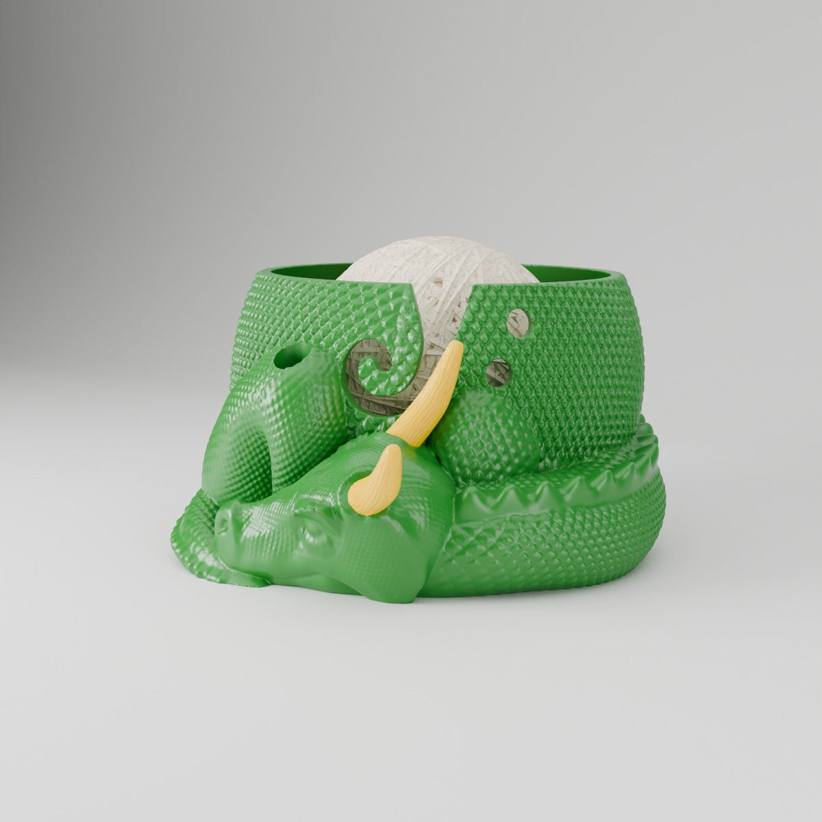 Dragon Yarn Bowl – Knitting & Crochet Yarn Holder - Northern Foundry