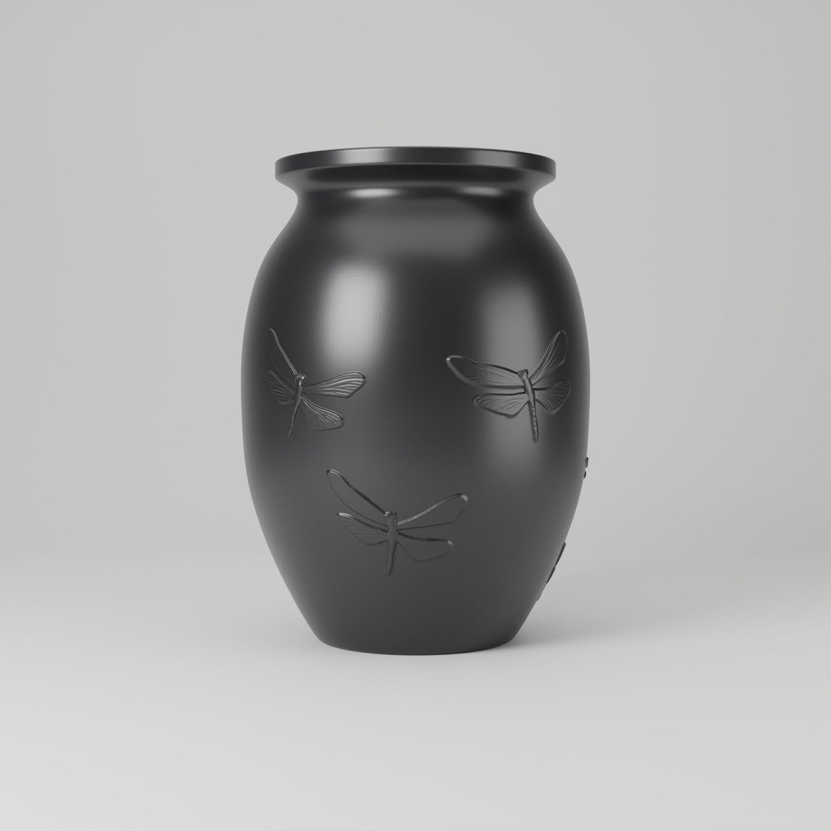 Dragonfly Meadow Relief Vase – Modern Sculptural Vase - Northern Foundry