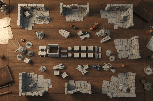 Dungeon Scatter Terrain Starter Set | Fat Dragon Games | Tabletop Terrain | Dungeons And Dragons Pathfinder - Northern Foundry