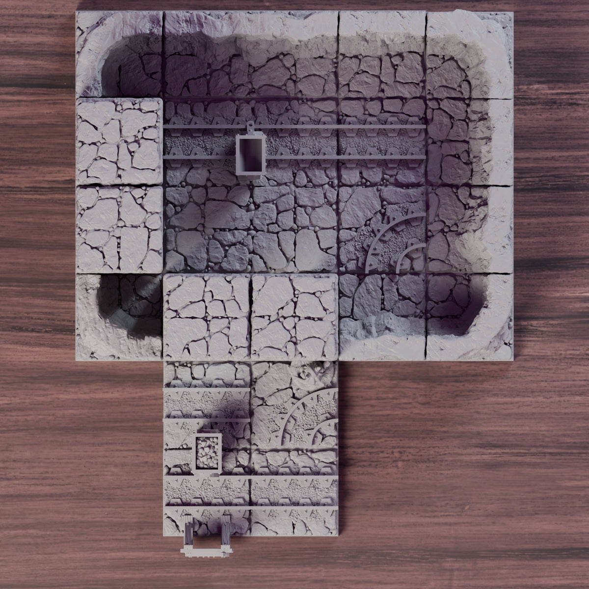 Dwarven Mine Entrance with Mine Carts – Dragonlock 28mm Lost Caverns - Northern Foundry