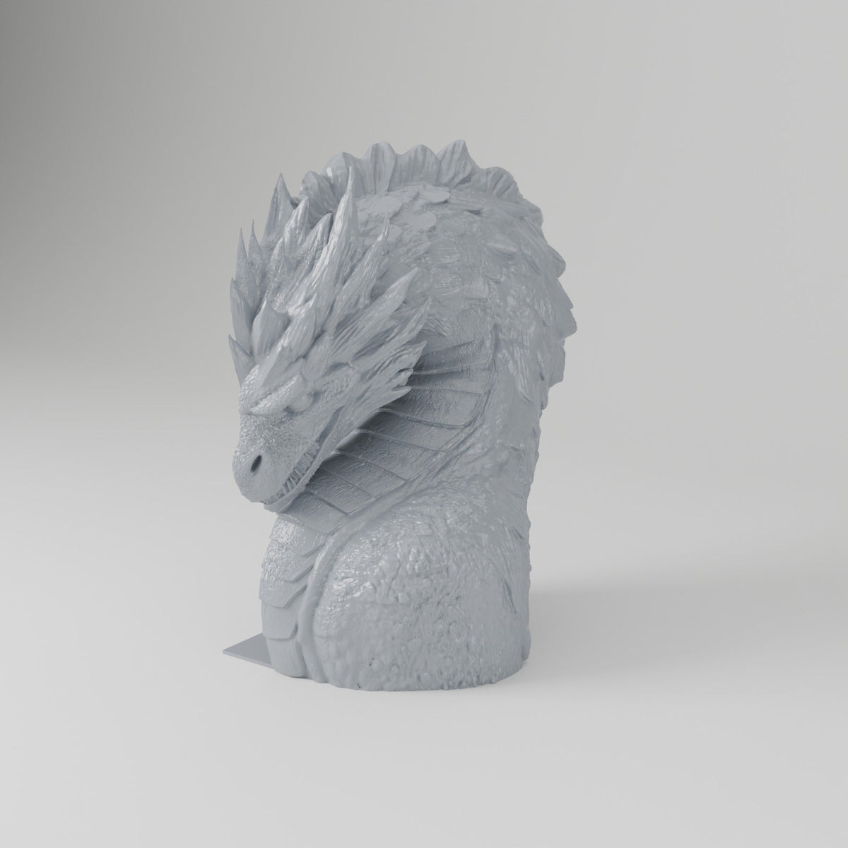 Elder Spine Dragon Bookends – Dragon Bust and Claw Bookend Pair - Northern Foundry
