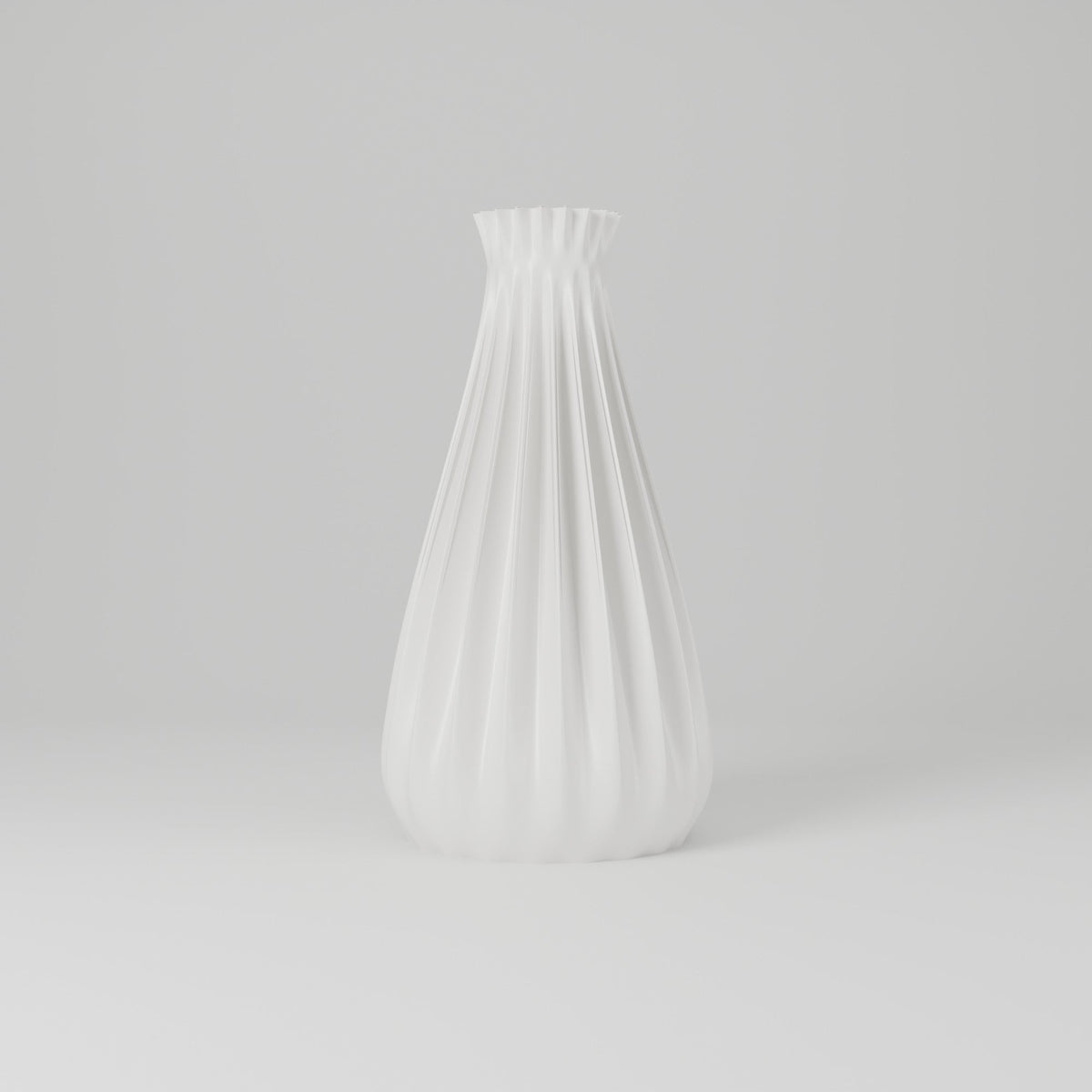 Elixor Pleated Bud Vase – Modern Sculptural Vase - Northern Foundry