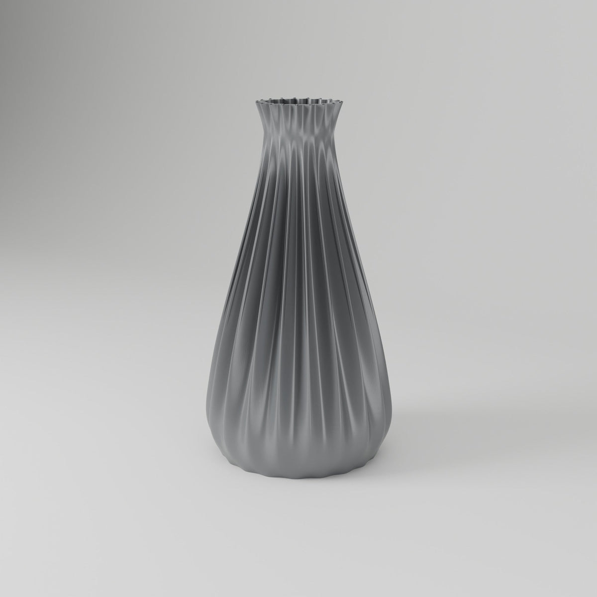 Elixor Pleated Bud Vase – Modern Sculptural Vase - Northern Foundry