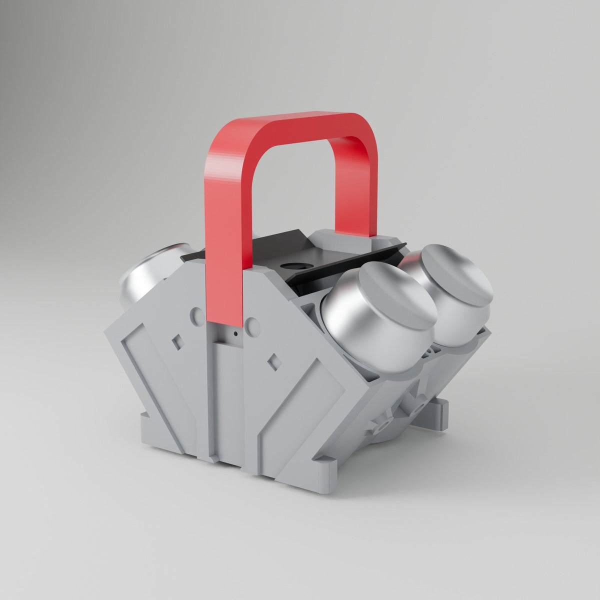 Engine Block Can Holder – V4, V6 or V8 Beer Can Caddy with Handle, Gift for Car Lovers - Northern Foundry