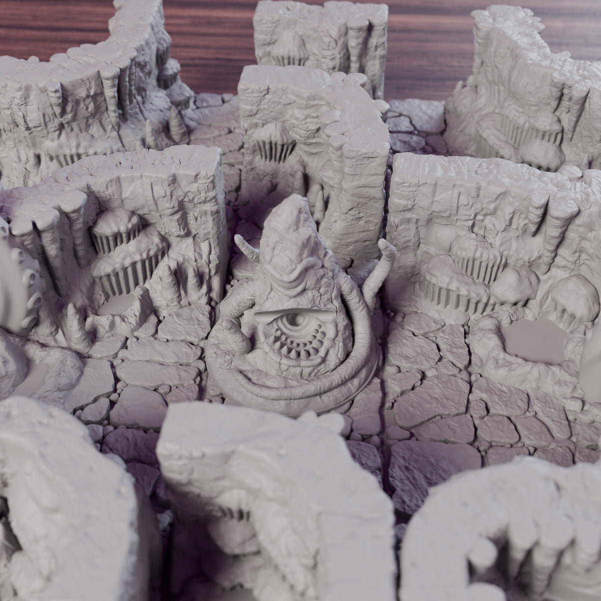 Flooded Grotto Cave Pools – Dragonlock 28mm Lost Caverns Terrain - Northern Foundry