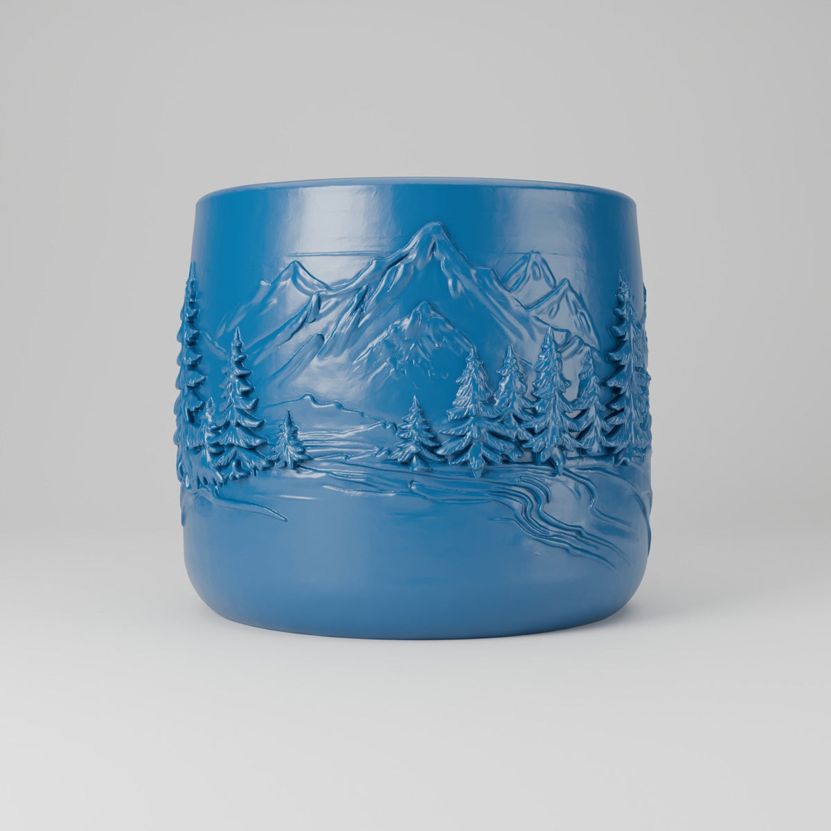Forest Mountain Pot – Pine Forest Relief Planter - Northern Foundry