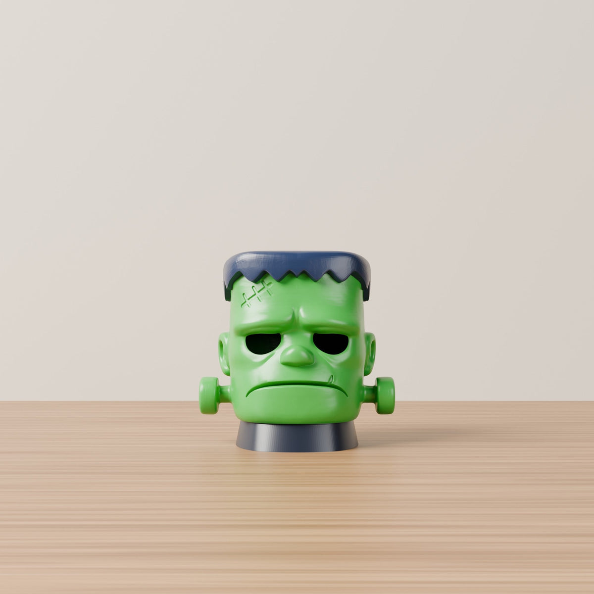 Frankenstein Monster LED Tealight Holder – Glowing Halloween Decor - Northern Foundry