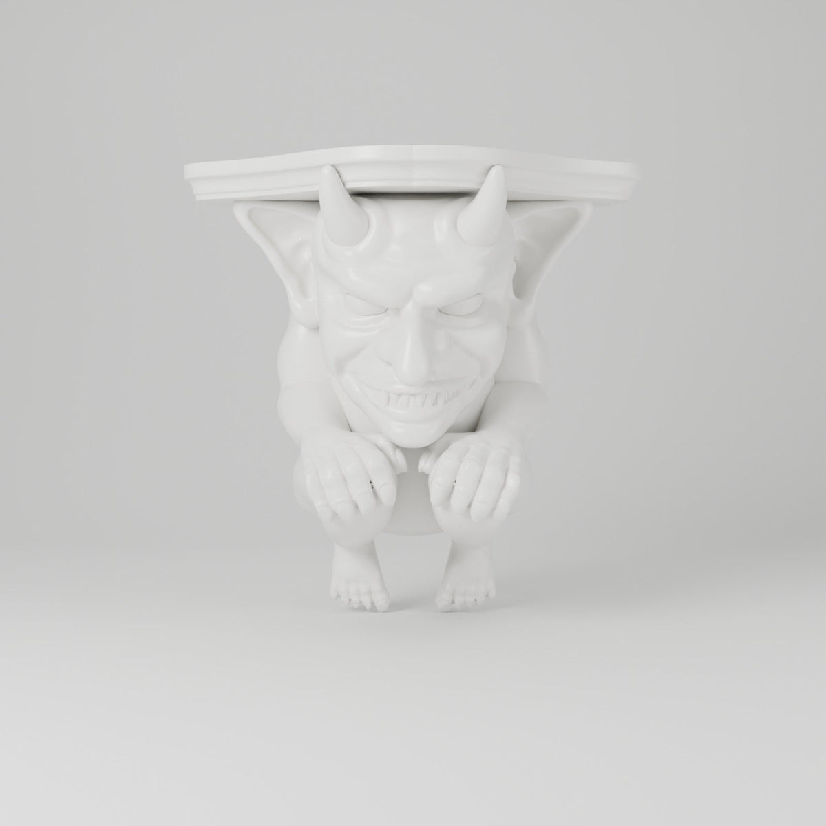 Gargoyle Wall Shelf – Gothic Corbel Floating Shelf - Northern Foundry
