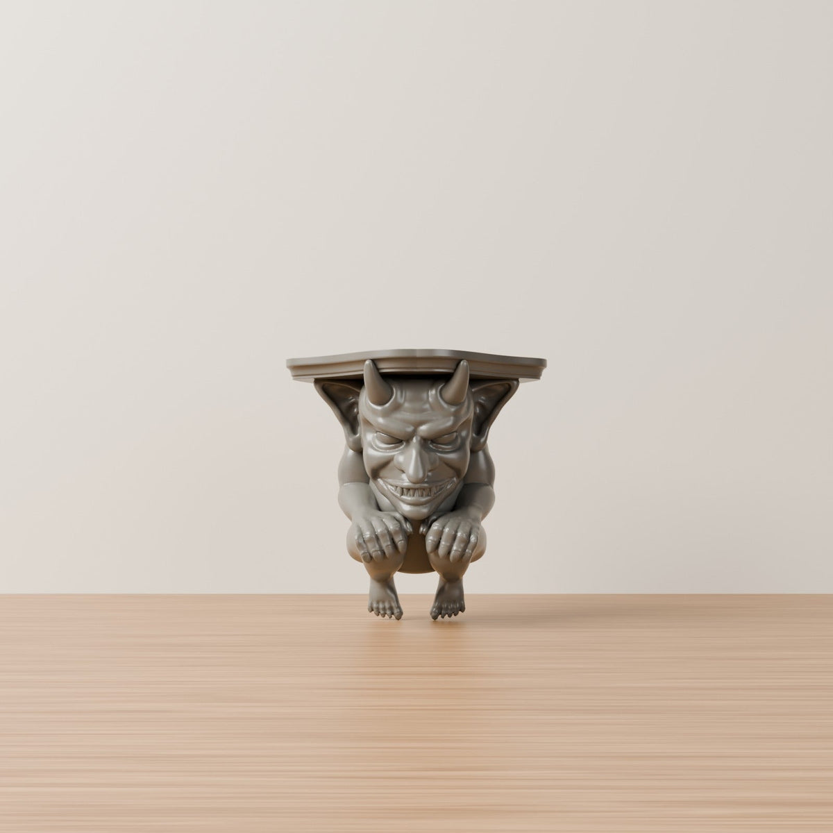 Gargoyle Wall Shelf – Gothic Corbel Floating Shelf - Northern Foundry