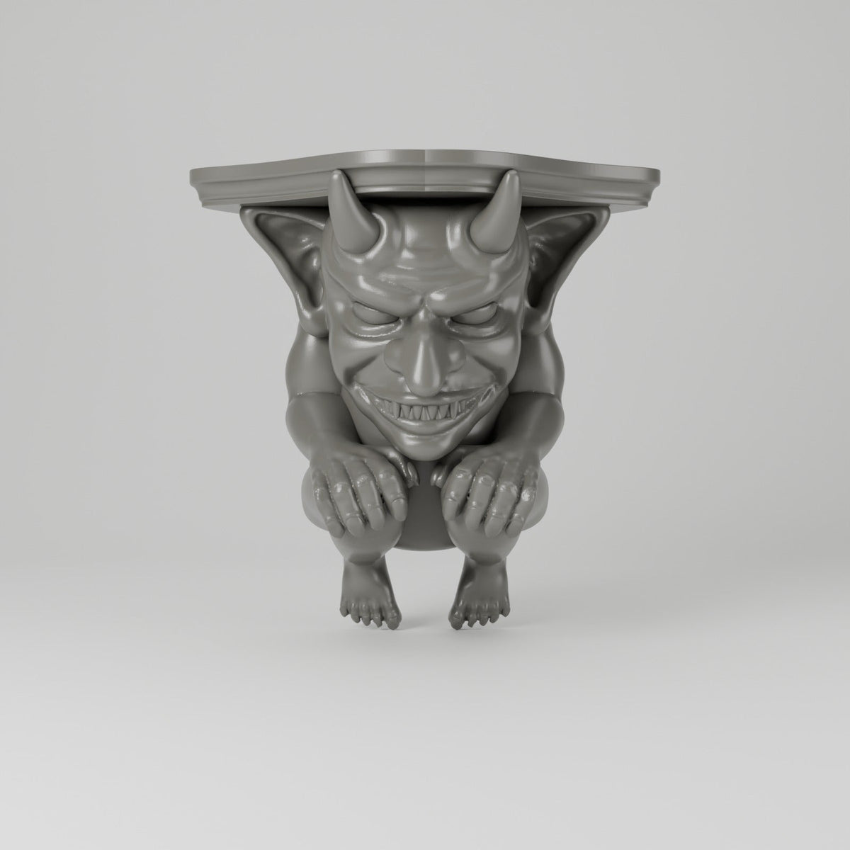 Gargoyle Wall Shelf – Gothic Corbel Floating Shelf - Northern Foundry