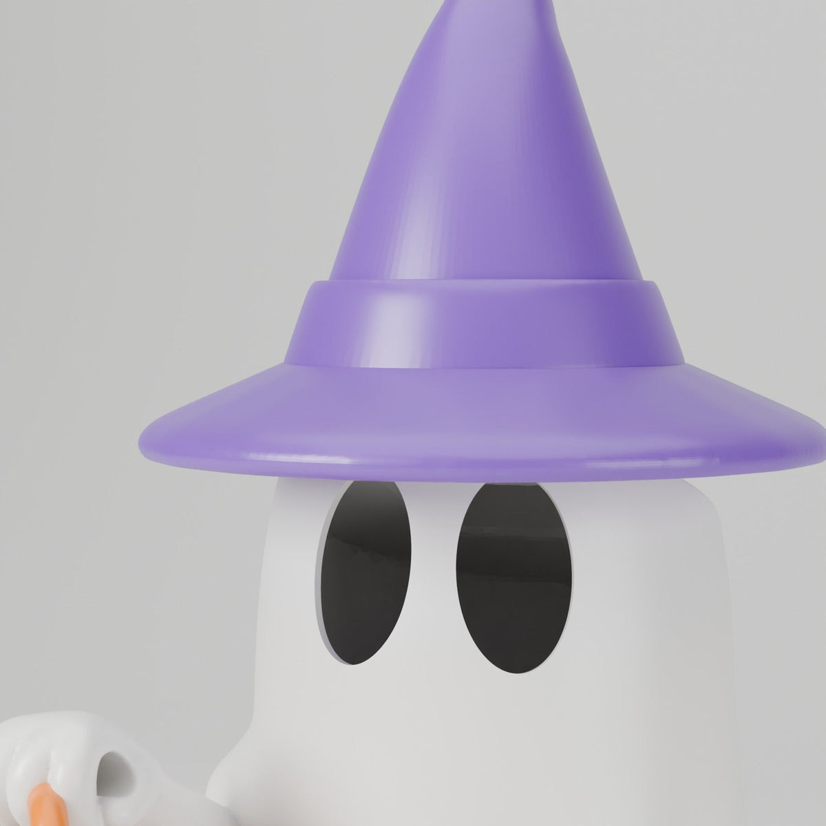 Ghost Lamp with Hat – Cute Halloween Ghost Tealight Holder with Pumpkin Bucket - Northern Foundry