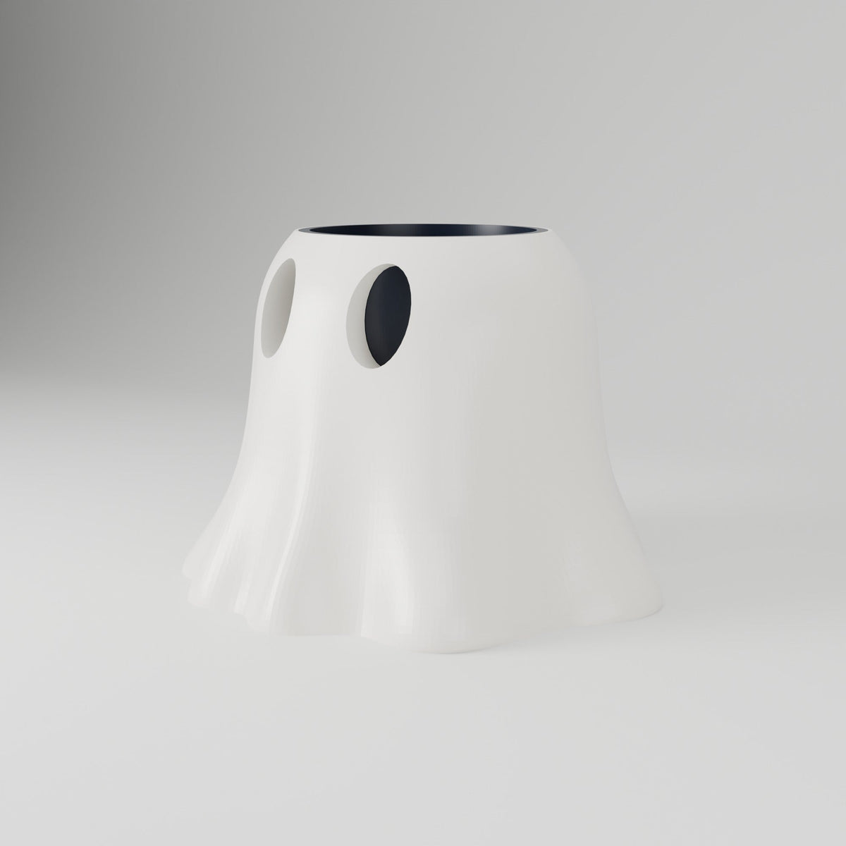 Ghost Planter Pot – Cute Draped Ghost Halloween Planter & Vase - Northern Foundry