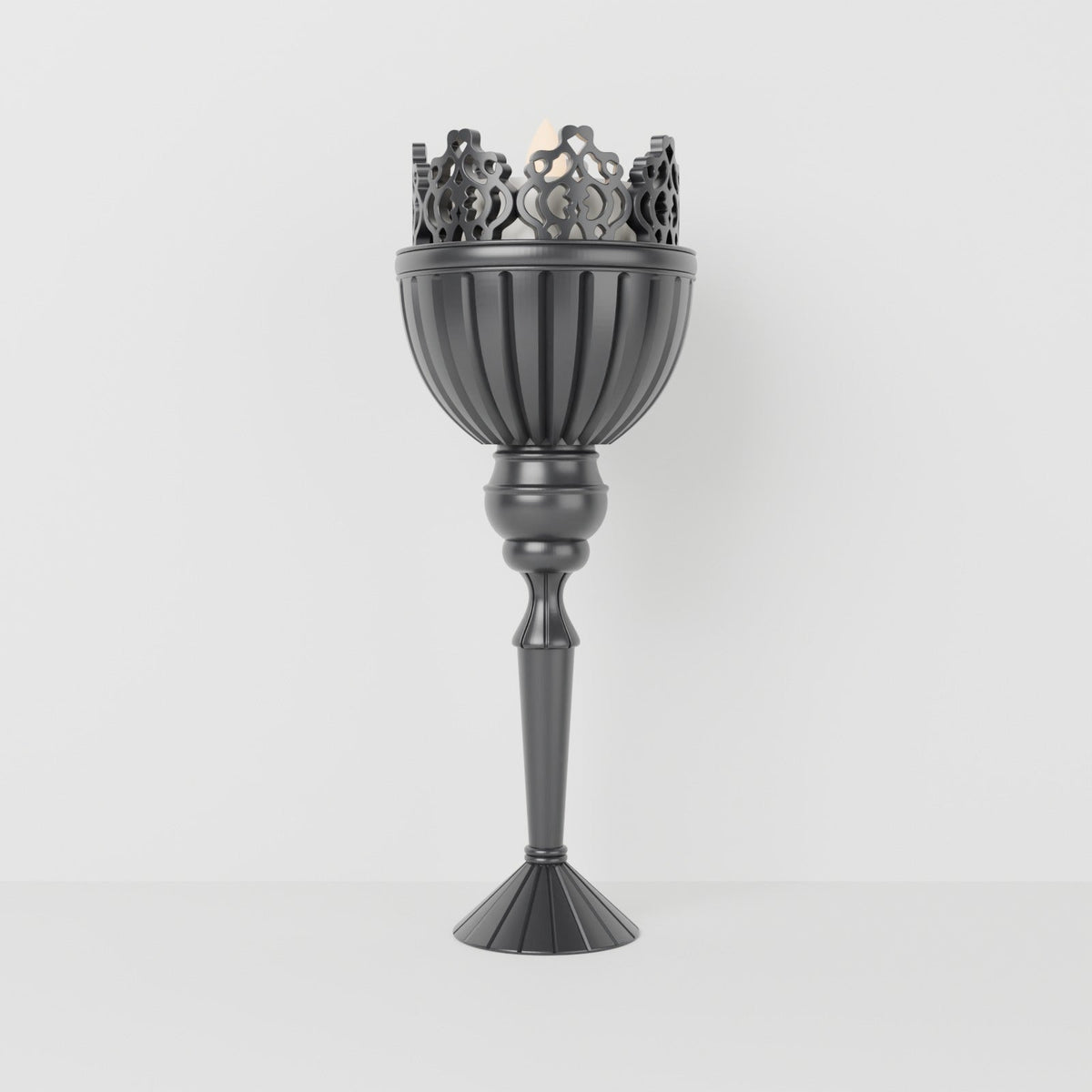 Gothic Crown Candle Holder – Tabletop or Wall Sconce for LED Tealights - Northern Foundry