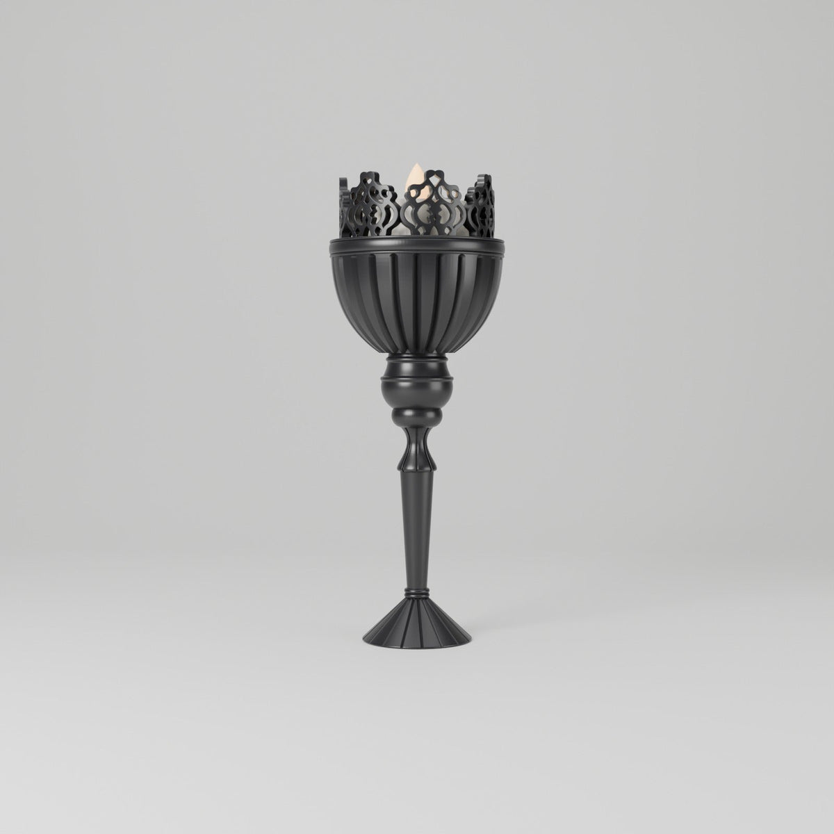 Gothic Crown Candle Holder – Tabletop or Wall Sconce for LED Tealights - Northern Foundry