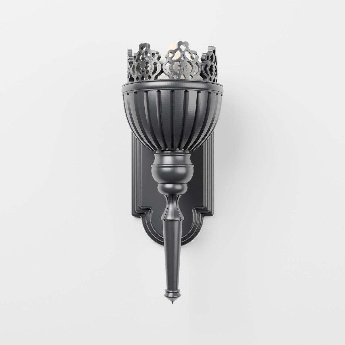 Gothic Crown Candle Holder – Tabletop or Wall Sconce for LED Tealights - Northern Foundry