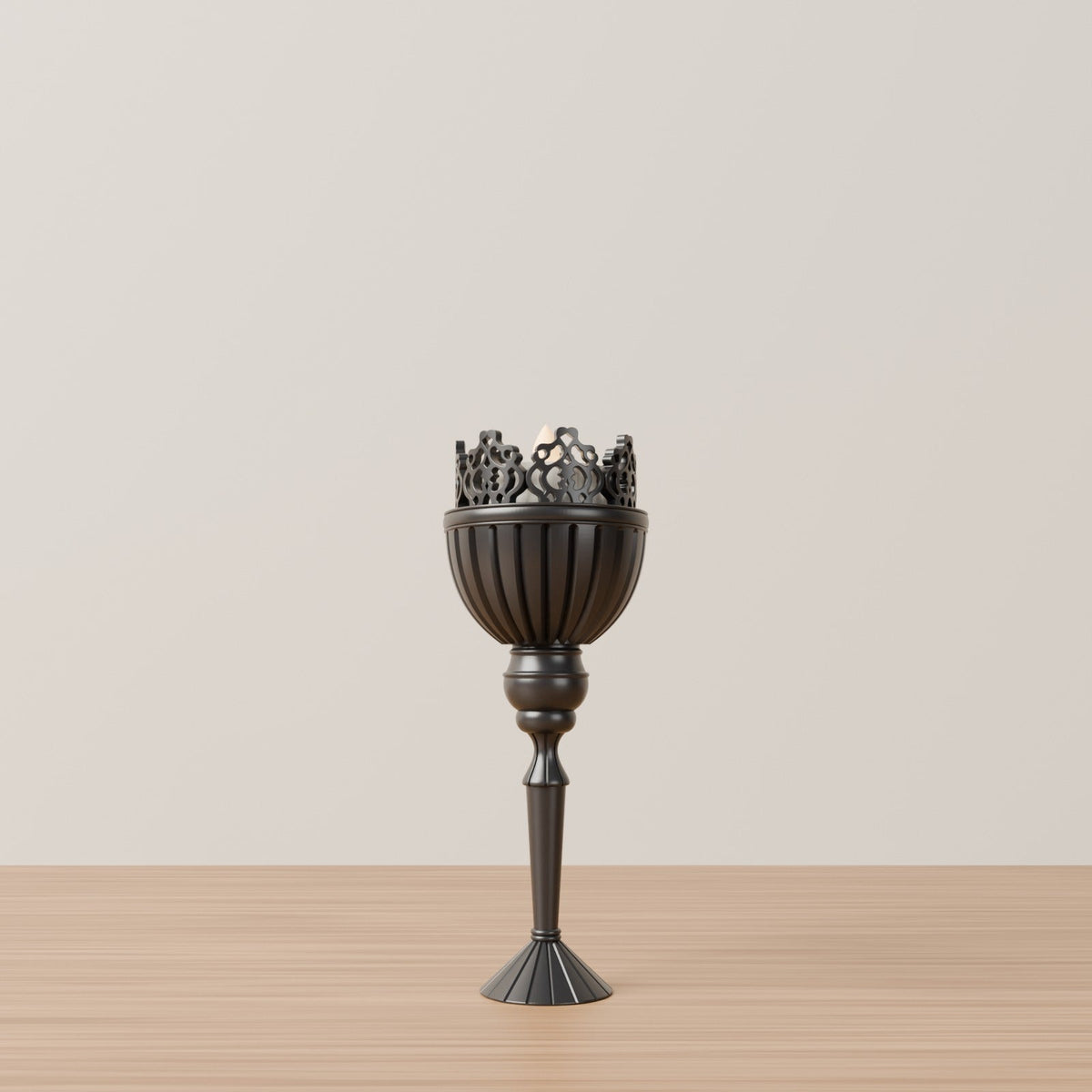 Gothic Crown Candle Holder – Tabletop or Wall Sconce for LED Tealights - Northern Foundry