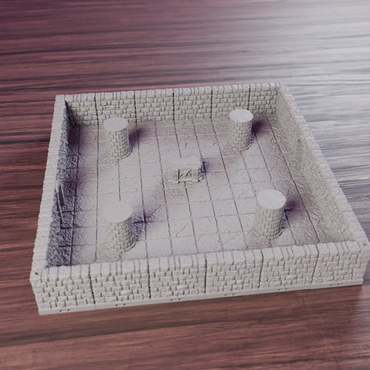 Grand Chamber 8x8" Arena – Dragonlock 28mm Dungeon - Northern Foundry