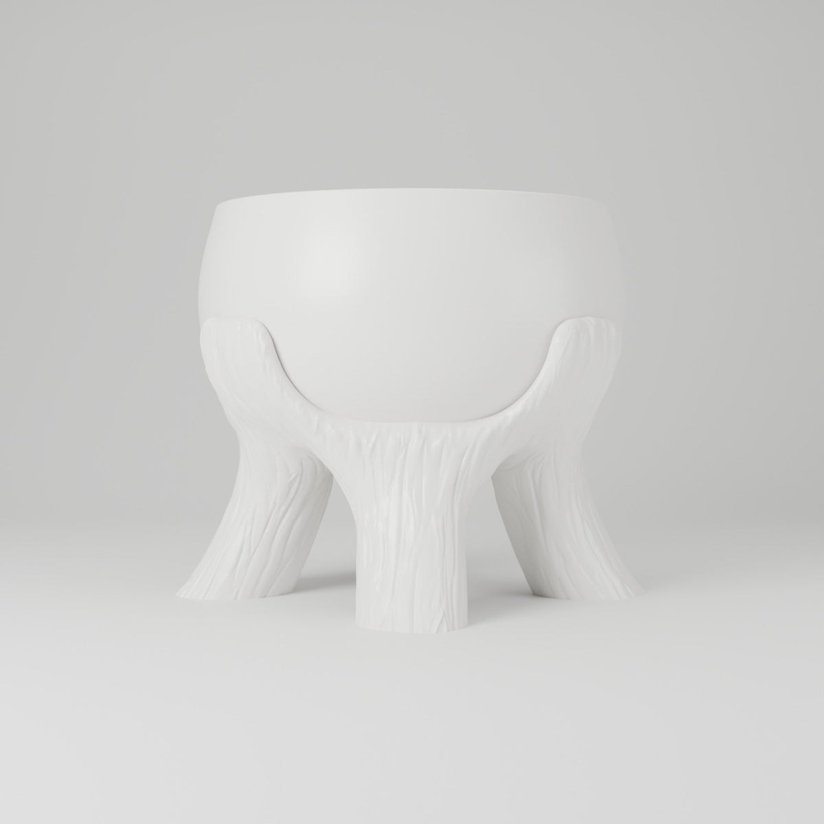 Grove Planter – Round Pot on Tree Trunk Legs - Northern Foundry