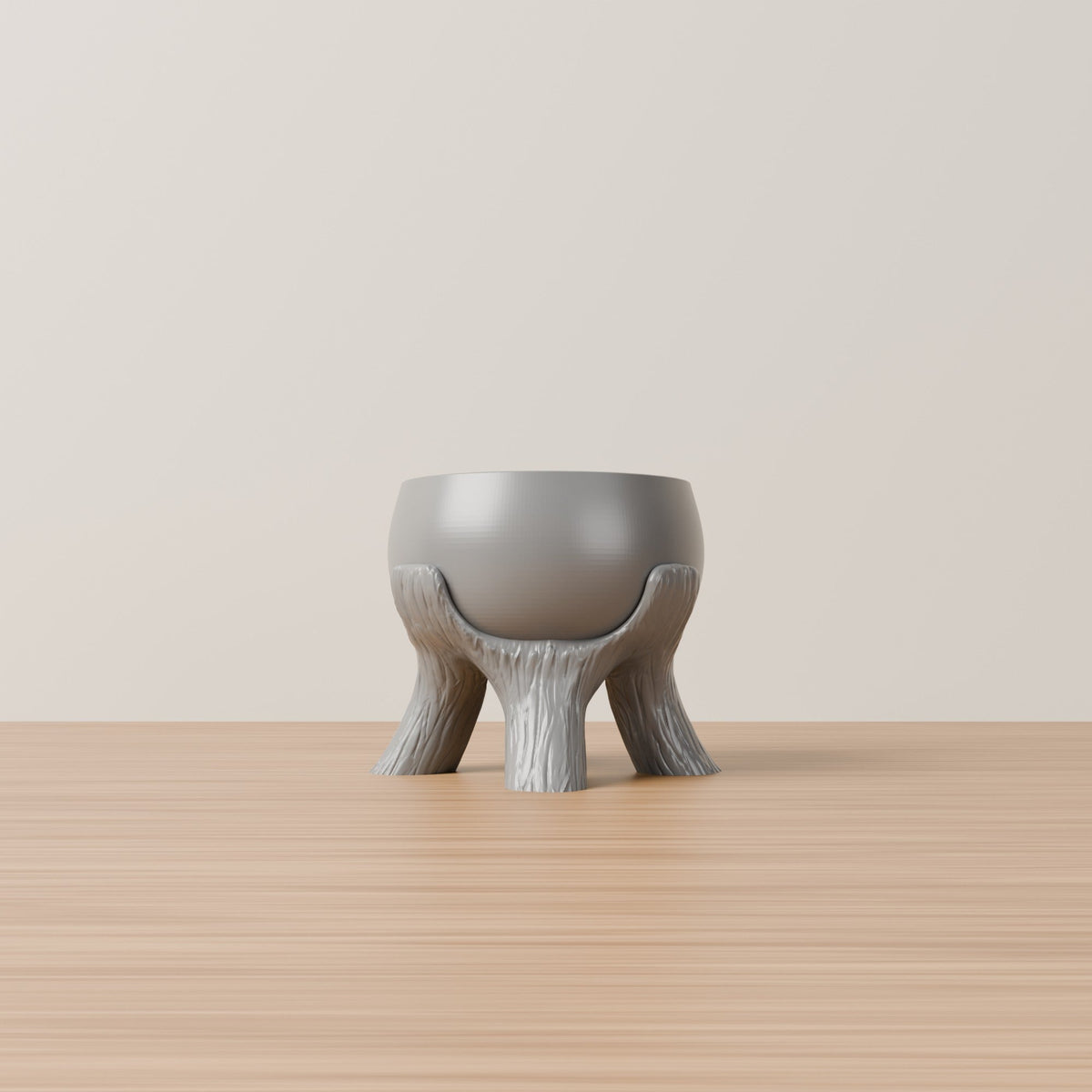 Grove Planter – Round Pot on Tree Trunk Legs - Northern Foundry