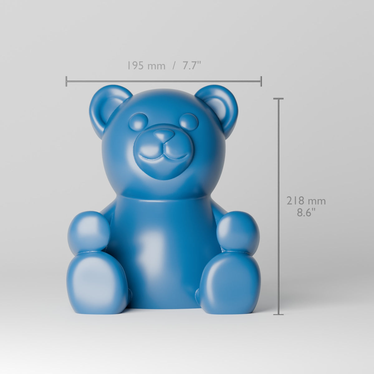 Gummy bear controller holder headset stand dimensions 22cm tall