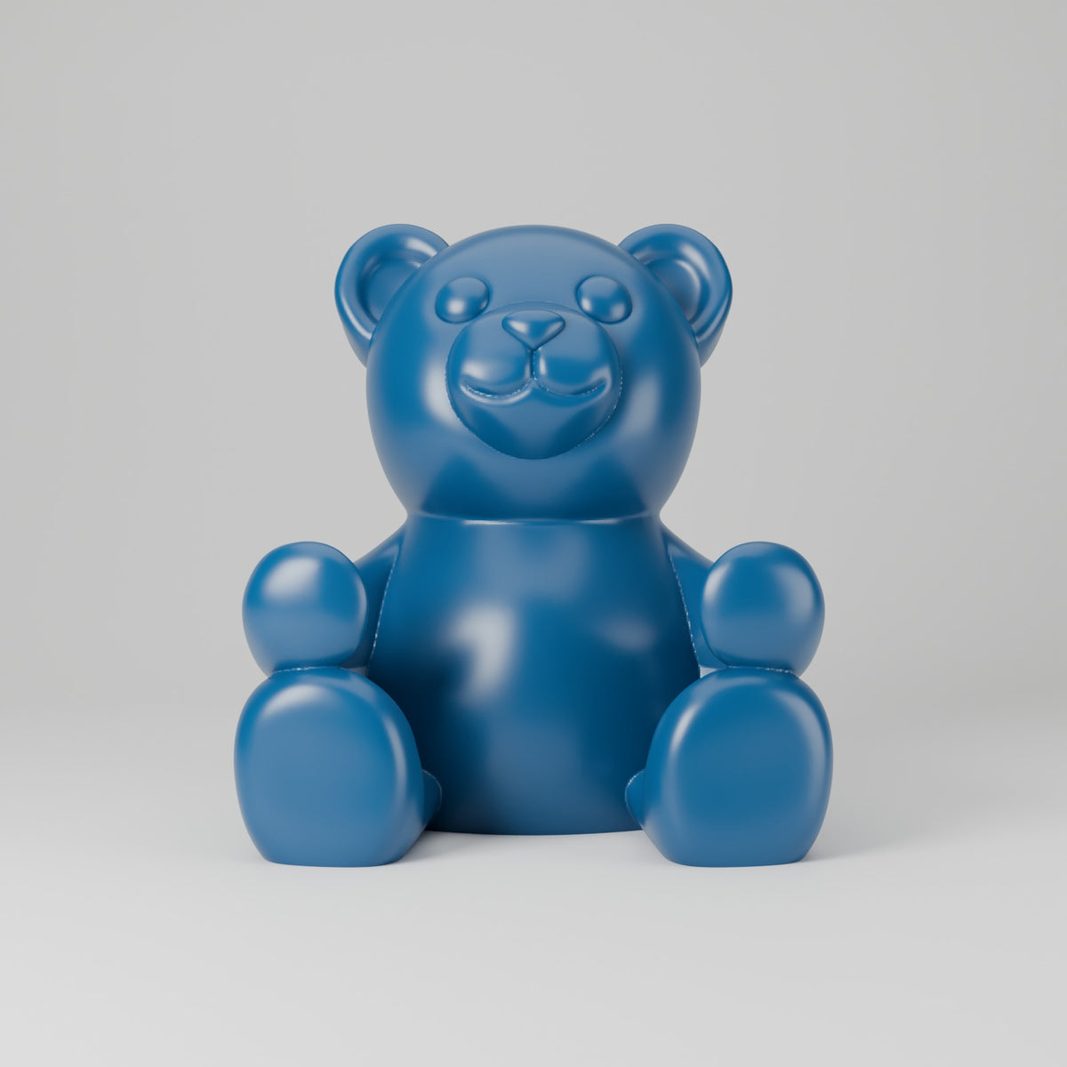 Gummy bear controller holder headset stand pacific blue front view
