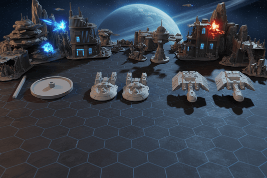 Heavy Hitters | Heavy Cruiser Reinforcement Pack | Fat Dragon Games | Battlefront Valkyrie - Northern Foundry