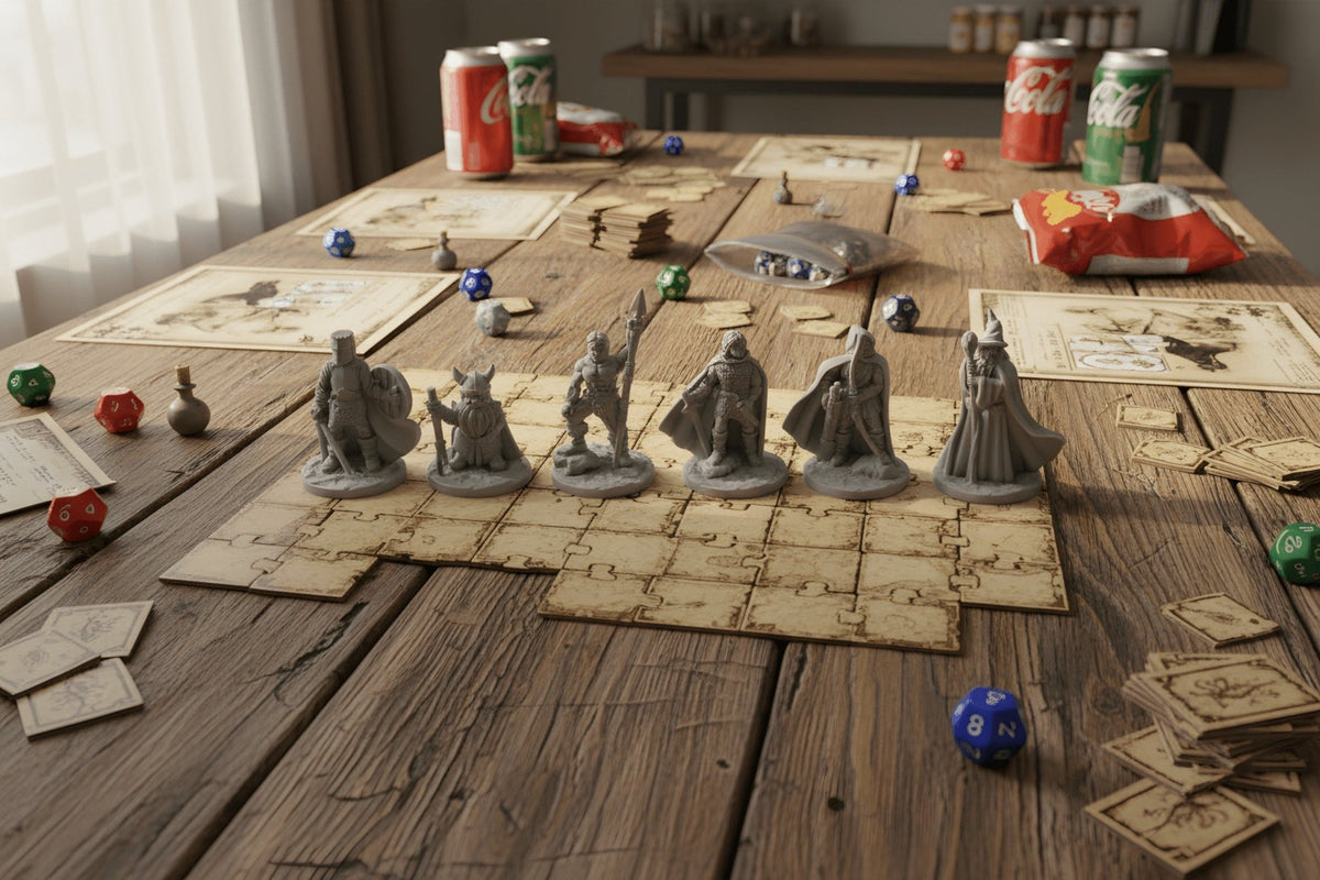 Heroes' Guild – 6 Tabletop RPG Miniatures (28mm) - Northern Foundry