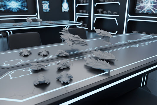 Hive Bio-Swarm Invasion Fleet – 1:128 Alien (11 Ships) - Northern Foundry