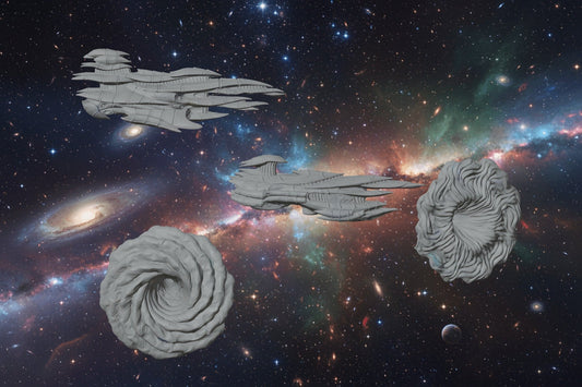 Hive Synapse Control Node – 1:128 Alien Fleet (5 Ships) - Northern Foundry