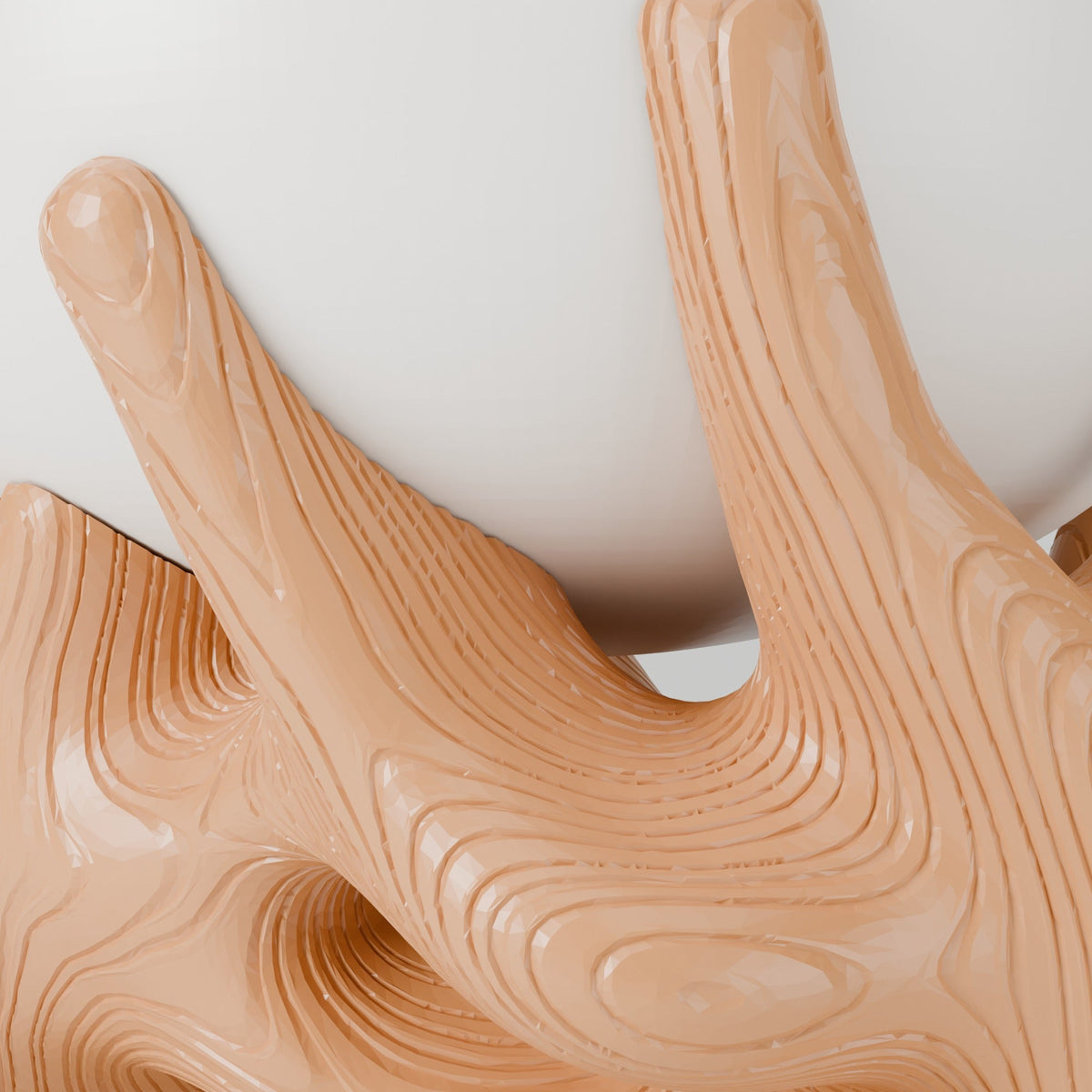 Holding Nature Planter – Bowl on Root-Shaped Stand - Northern Foundry