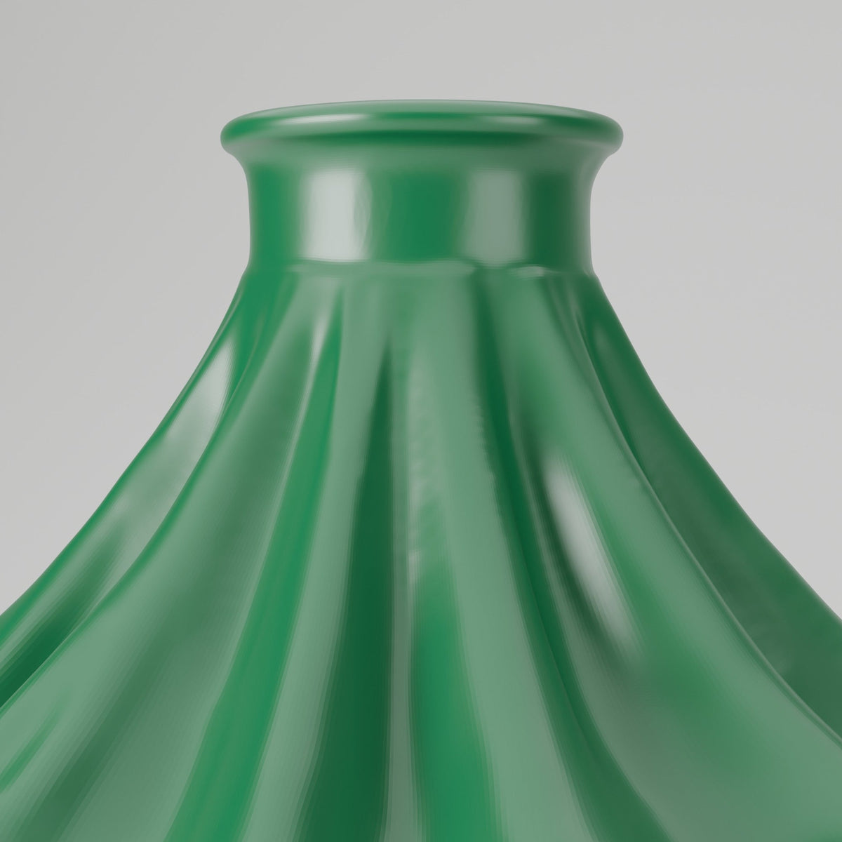 Holly Harmony Vase – Draped Green & Red Christmas Vase - Northern Foundry