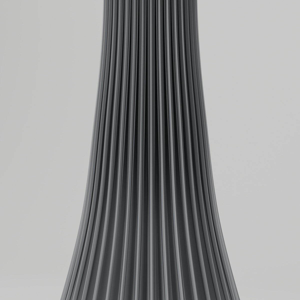 Jin Ribbed Bottle Vase – Modern Sculptural Vase - Northern Foundry