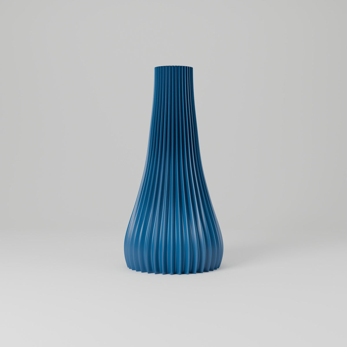 Jin Ribbed Bottle Vase – Modern Sculptural Vase - Northern Foundry