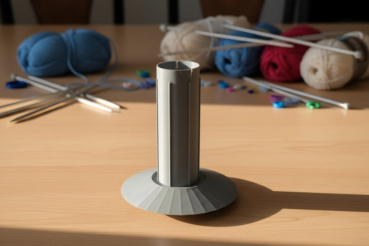 Jumbo Yarn Winder Upgrade Kit – Extended Spindle & Base - Northern Foundry