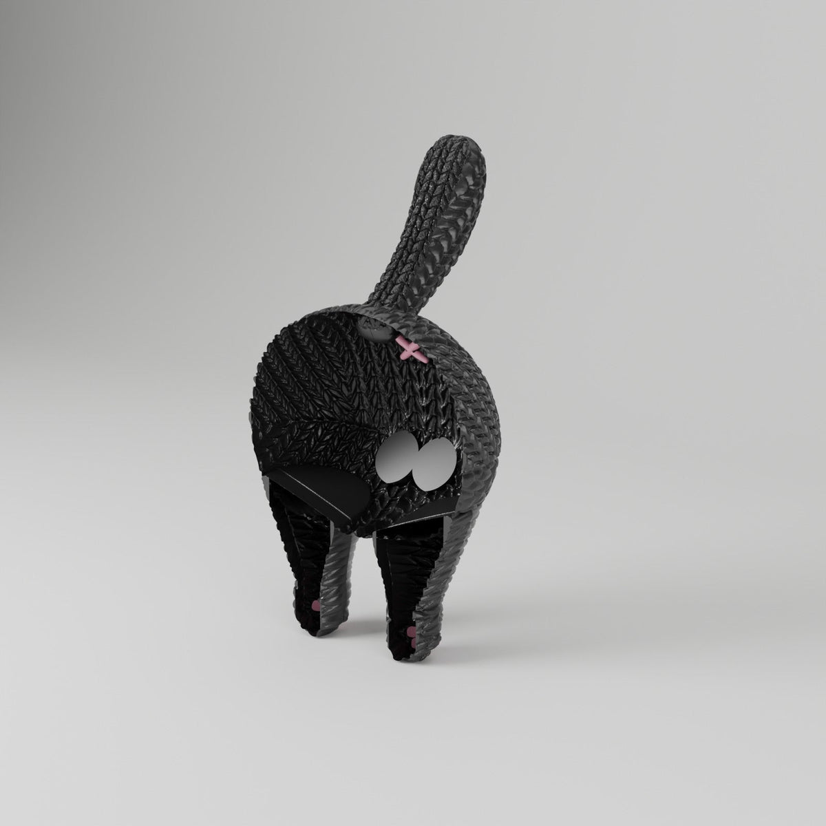 Knitted Cat Butt Ornament – Funny Cat Christmas Tree Decoration, Gift for Cat Lovers - Northern Foundry