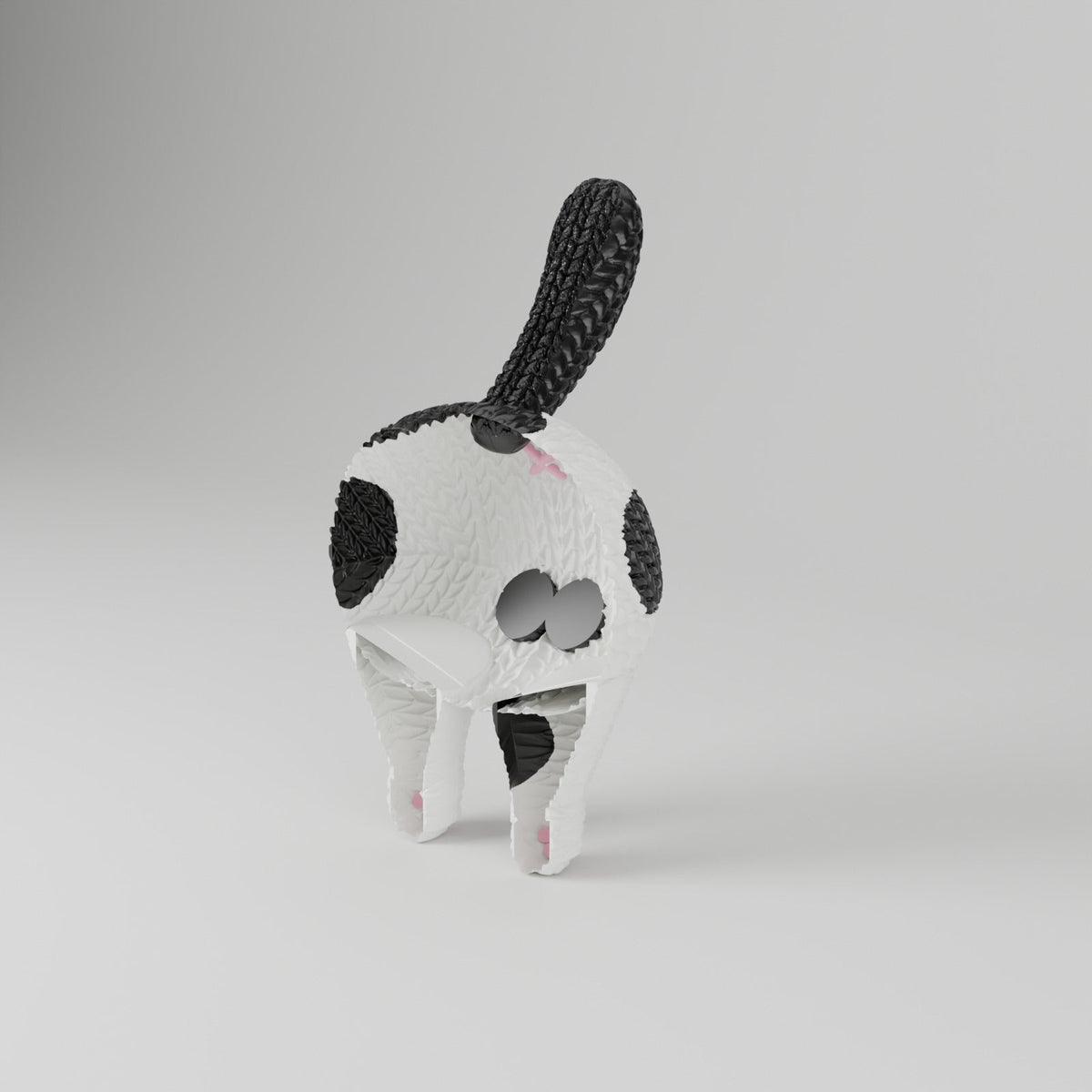 Knitted Cat Butt Ornament – Funny Cat Christmas Tree Decoration, Gift for Cat Lovers - Northern Foundry