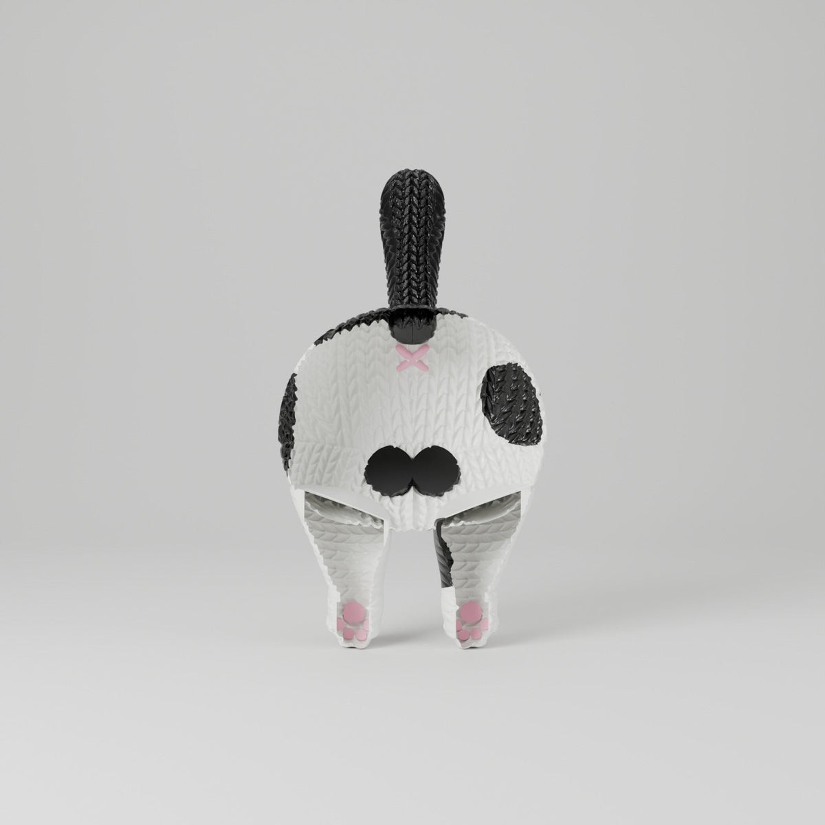 Knitted Cat Butt Ornament – Funny Cat Christmas Tree Decoration, Gift for Cat Lovers - Northern Foundry