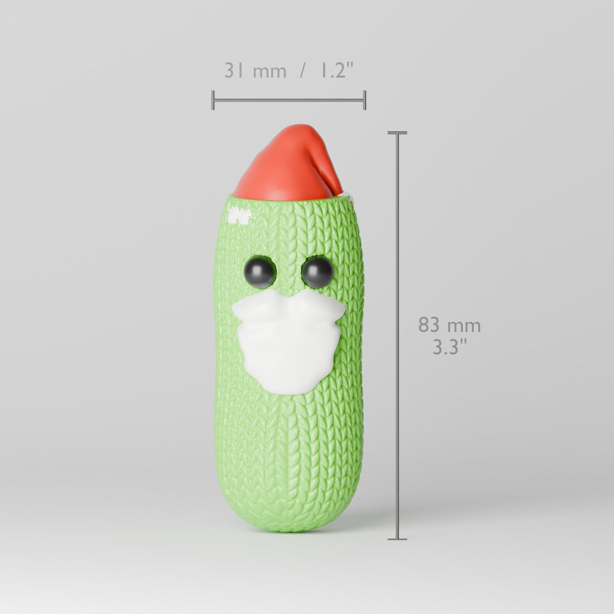 Knitted Christmas Pickle Ornament – Funny Santa Pickle Tree Decoration, Hide the Pickle Tradition - Northern Foundry