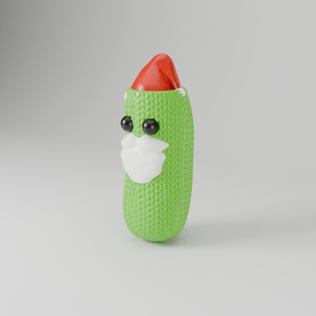 Knitted Christmas Pickle Ornament – Funny Santa Pickle Tree Decoration, Hide the Pickle Tradition - Northern Foundry