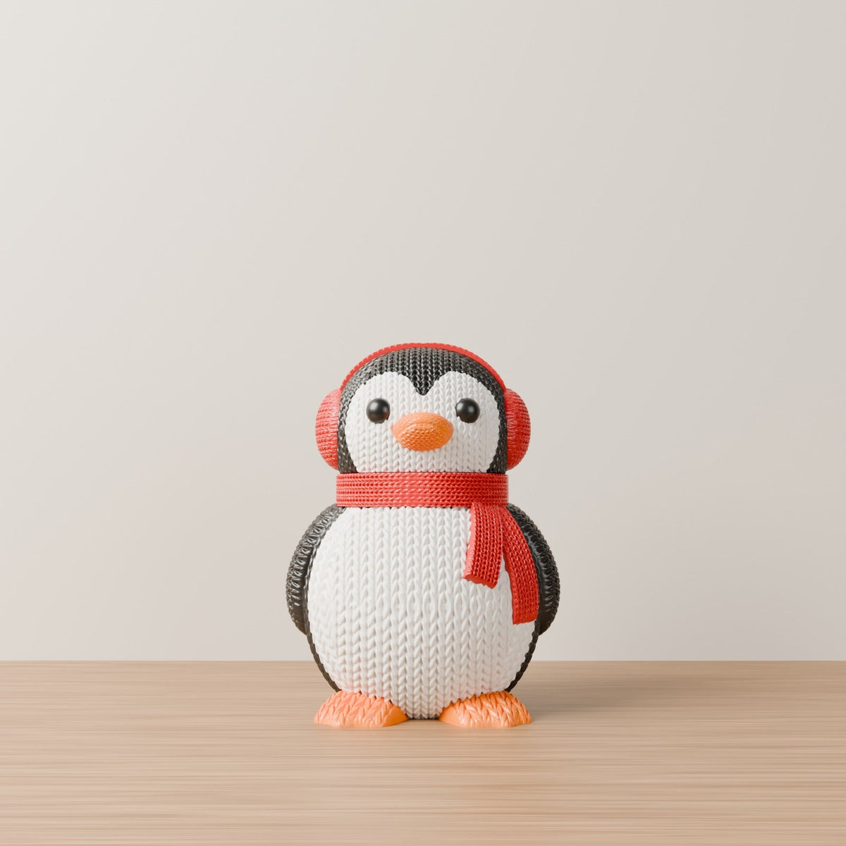 Knitted Penguin Cookie Jar – Cosy Christmas Treat Jar with Lift-Off Head - Northern Foundry