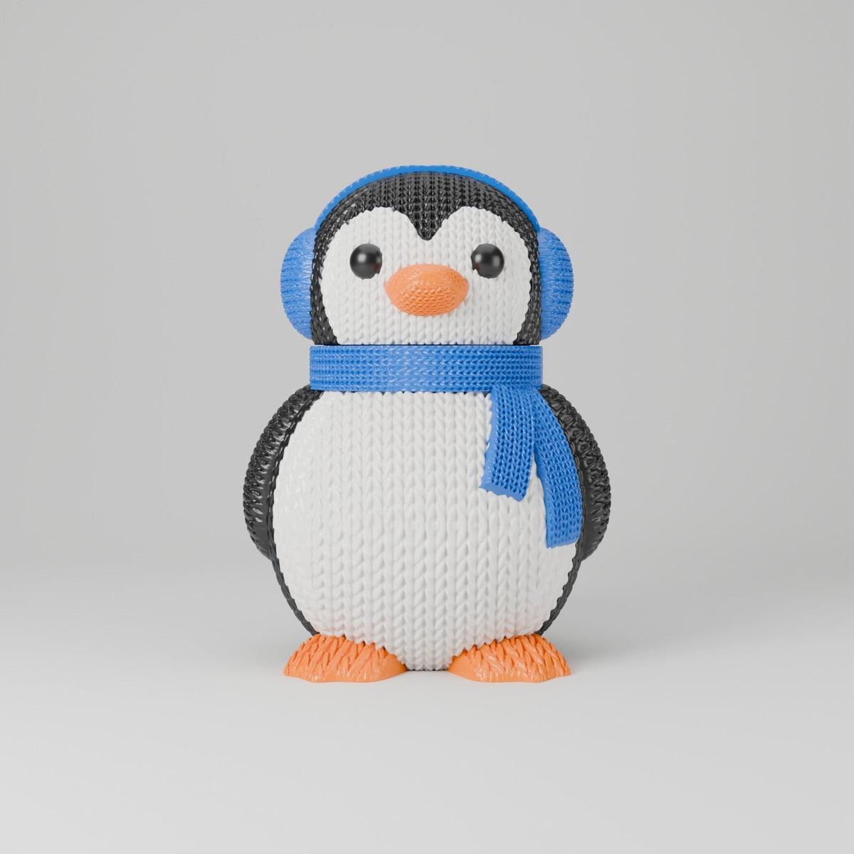 Knitted Penguin Cookie Jar – Cosy Christmas Treat Jar with Lift-Off Head - Northern Foundry