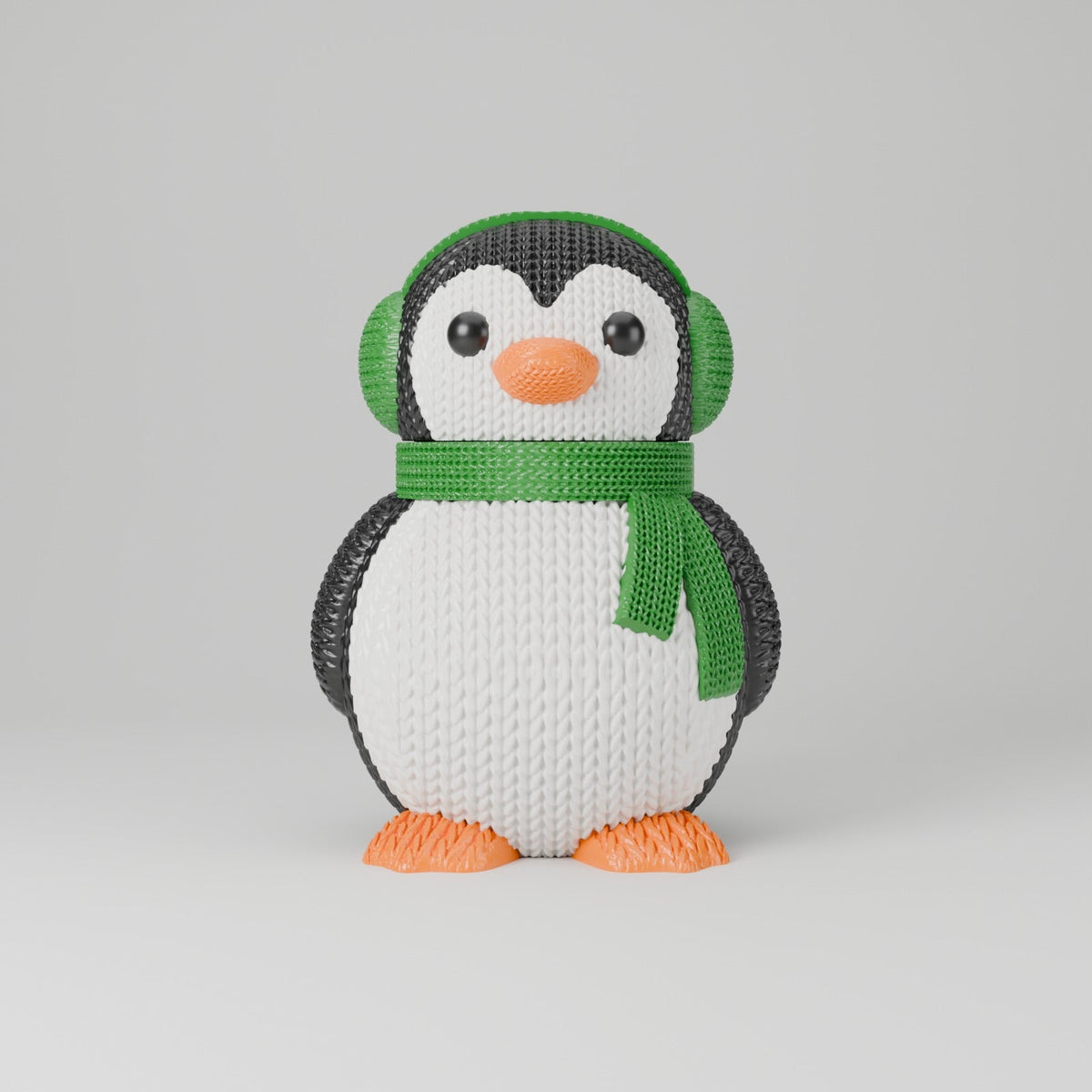 Knitted Penguin Cookie Jar – Cosy Christmas Treat Jar with Lift-Off Head - Northern Foundry