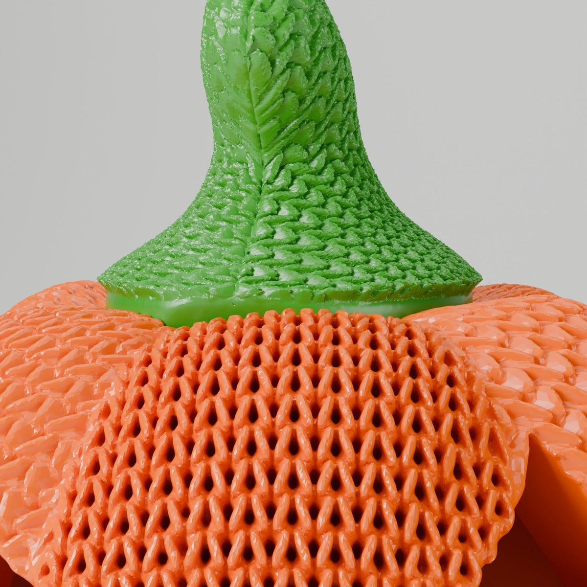 Knitted Pumpkin Jack-O-Lantern – Cozy Knit-Texture LED Tealight Pumpkin for Halloween and Fall - Northern Foundry