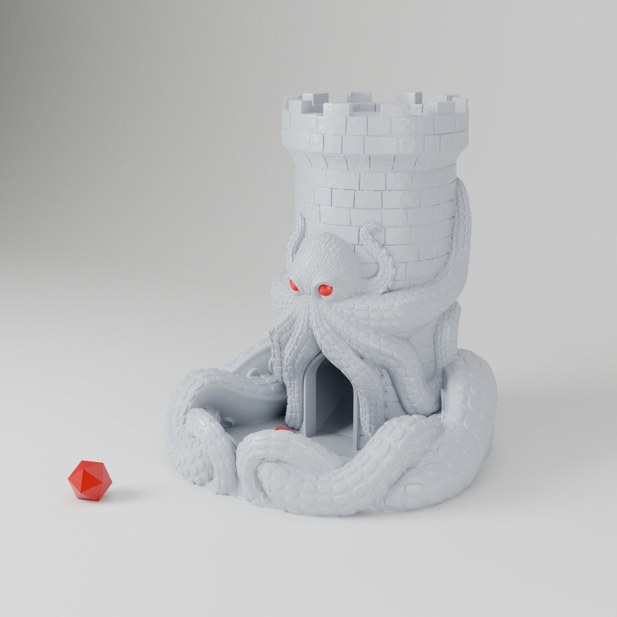 Kraken Dice Tower – Octopus Castle Tower for Tabletop RPG Dice - Northern Foundry