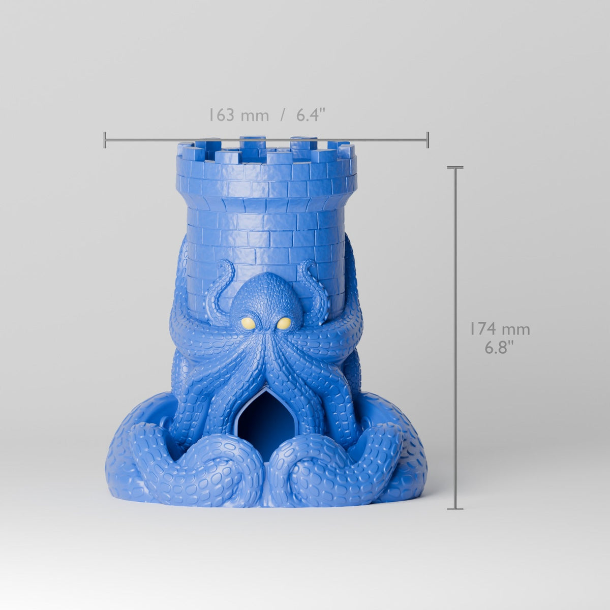 Kraken Dice Tower – Octopus Castle Tower for Tabletop RPG Dice - Northern Foundry