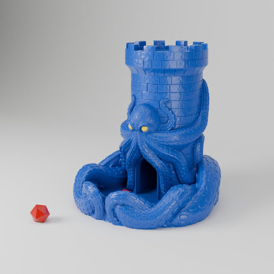 Kraken Dice Tower – Octopus Castle Tower for Tabletop RPG Dice - Northern Foundry