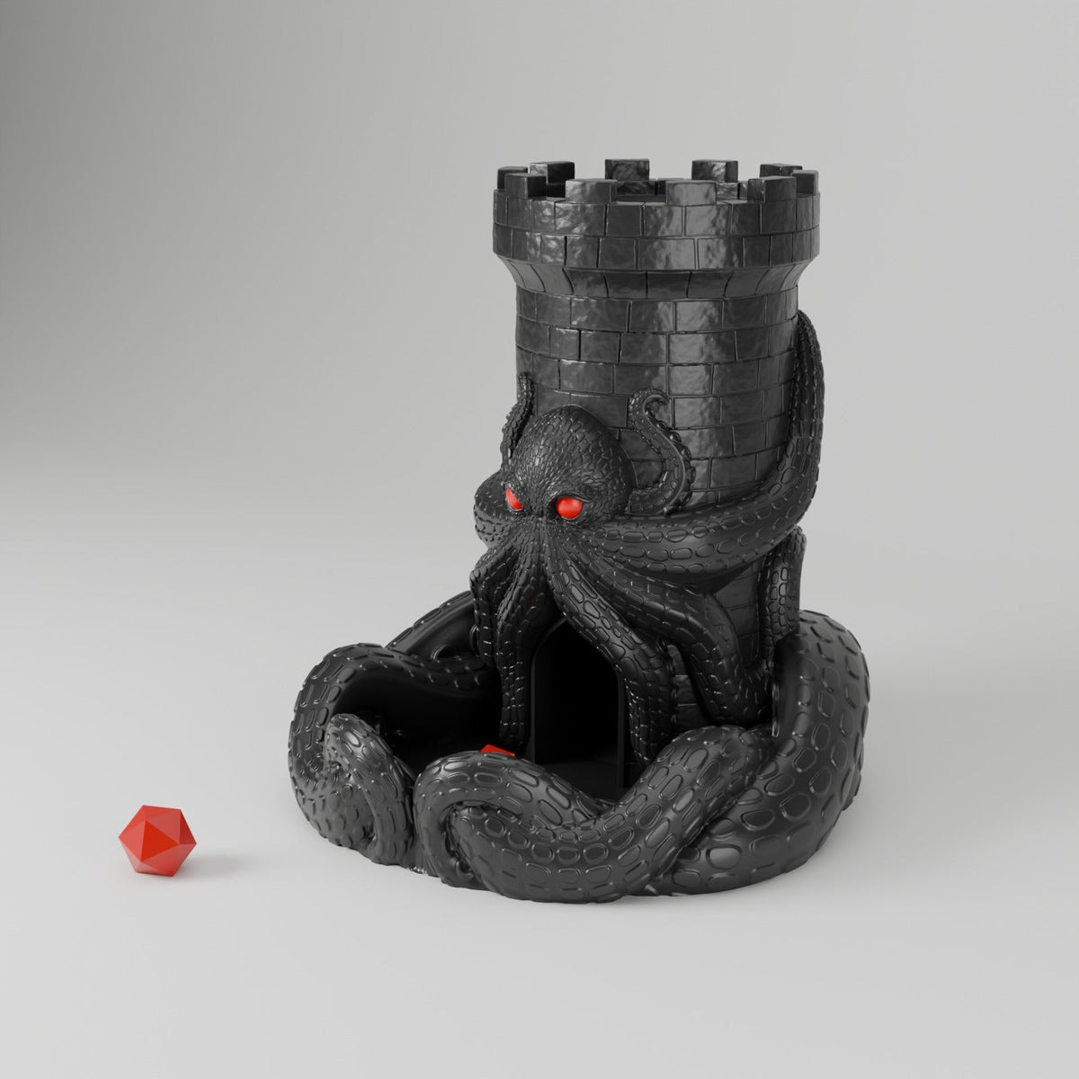 Kraken Dice Tower – Octopus Castle Tower for Tabletop RPG Dice - Northern Foundry