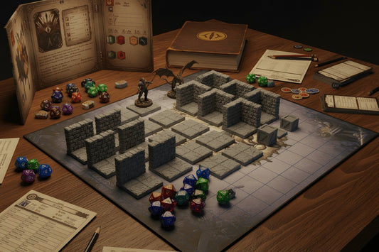 L-Shaped Great Room 6x6 – Dragonlock 28mm Dungeon - Northern Foundry