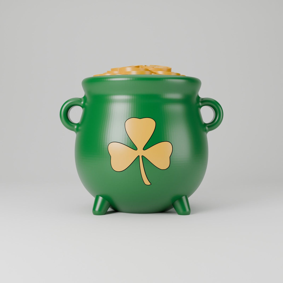 Leprechaun Cauldron Money Box – Pot of Gold Coin Bank - Northern Foundry