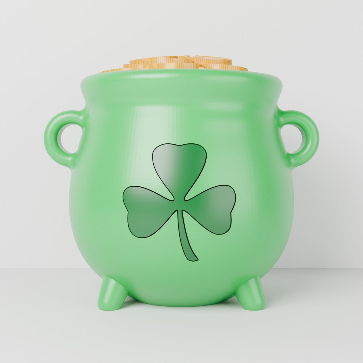 Leprechaun Cauldron Money Box – Pot of Gold Coin Bank - Northern Foundry